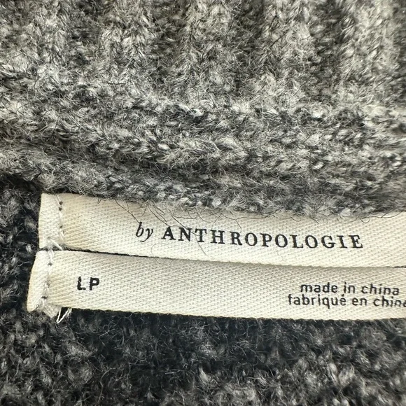 Anthropologie Charcoal leopard sweater - Picture 3 of 3